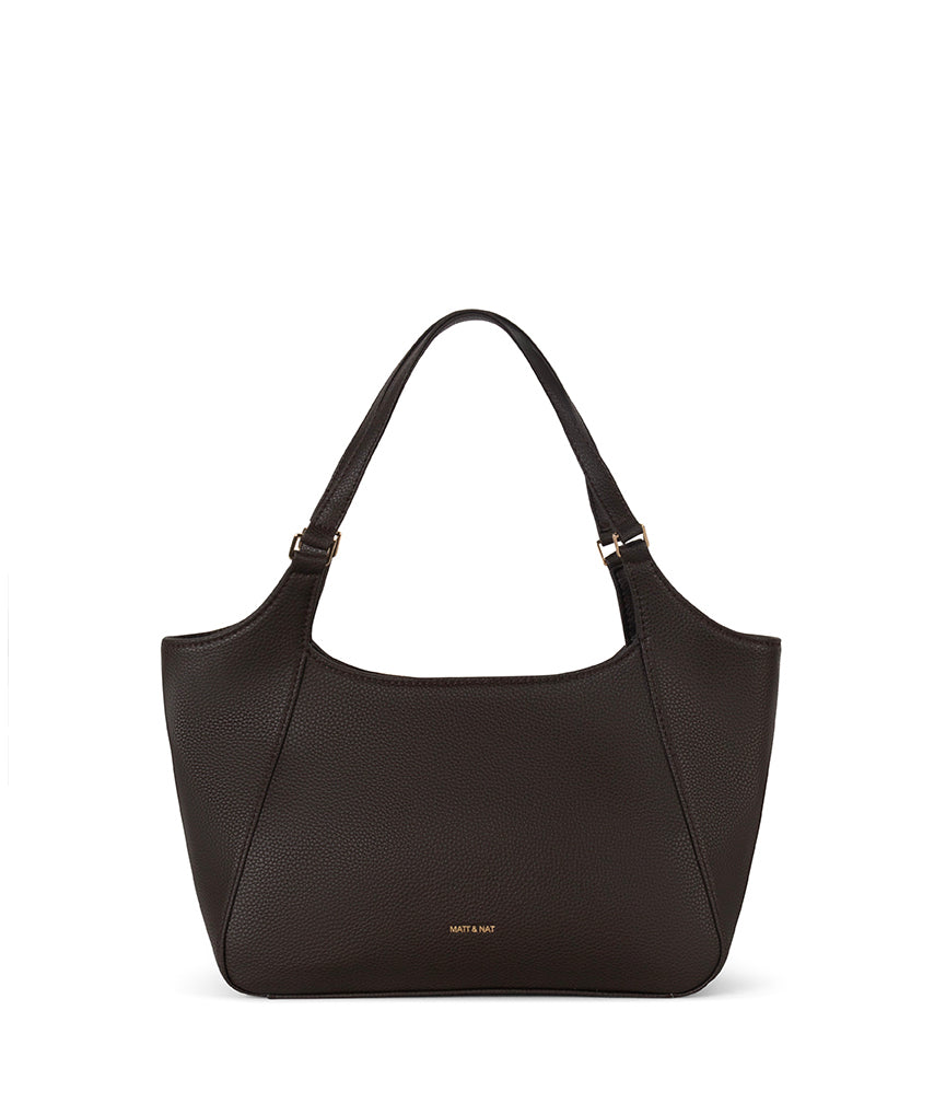CHARLOT SM Vegan Tote Bag - Grain | Color: Fudge - variant::fudge