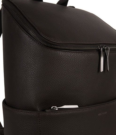 DEAN Vegan Backpack - Grain | Color: Fudge - variant::fudge