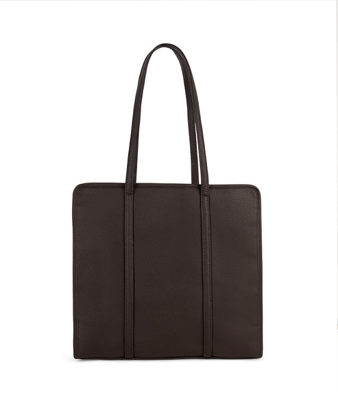 LUSIK Vegan Tote Bag – Grain | Color: Fudge - variant::fudge