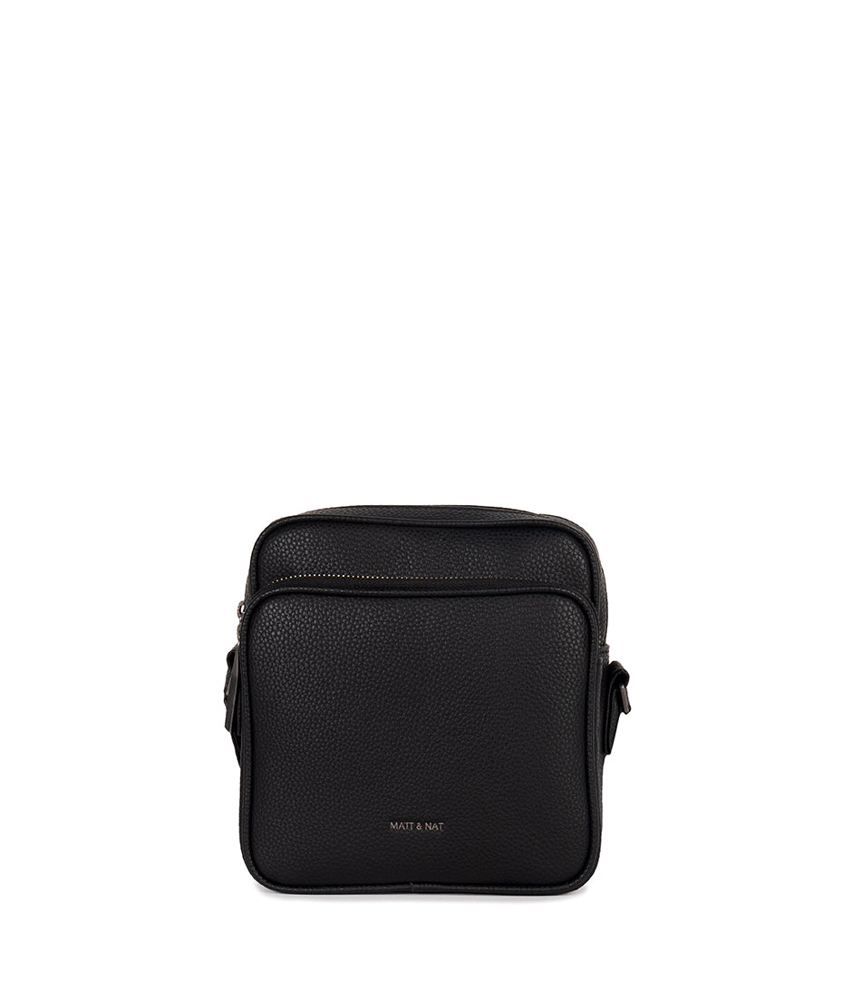 MARC Vegan Crossbody Bag - Grain | Color: Black - variant::black