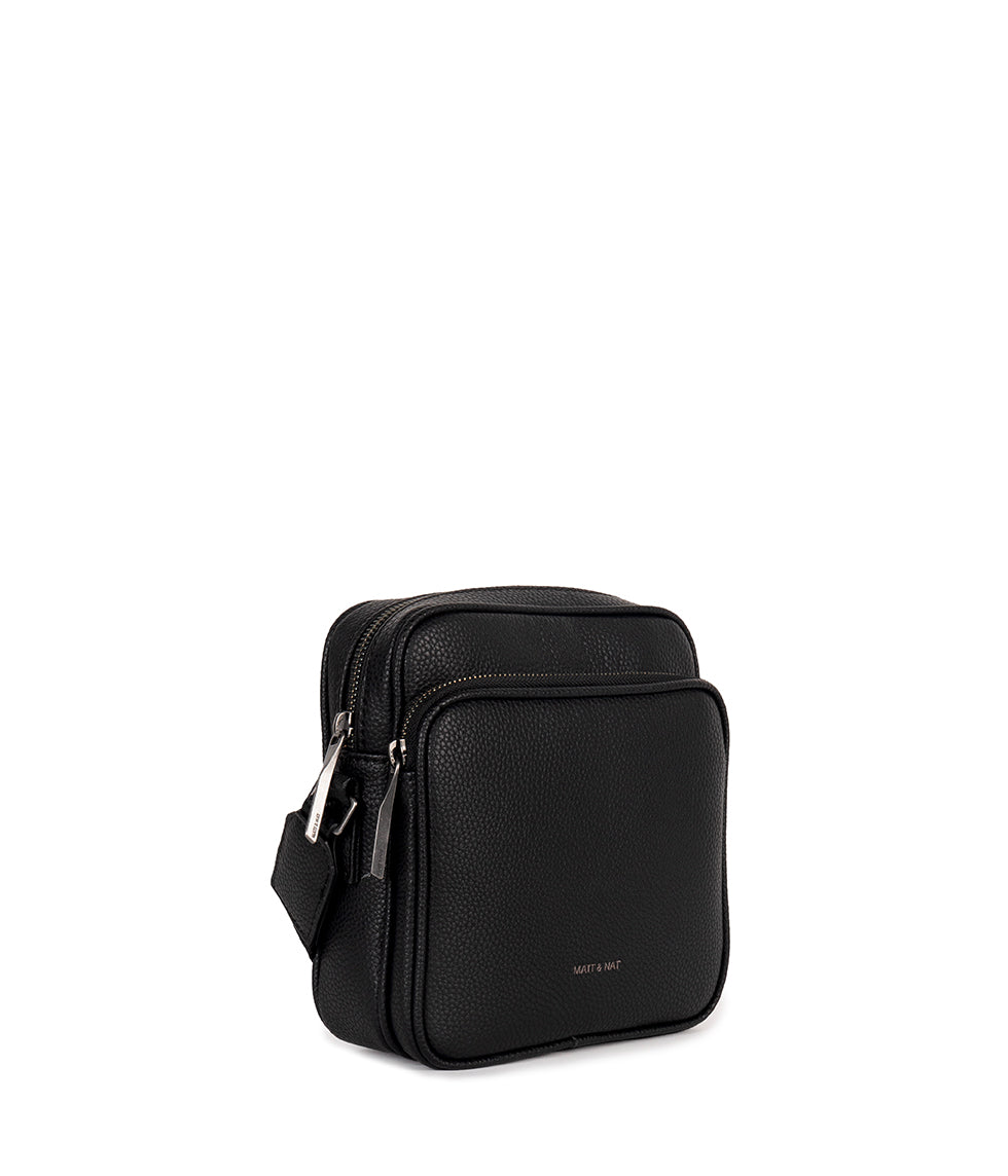 MARC Vegan Crossbody Bag - Grain | Color: Black - variant::black