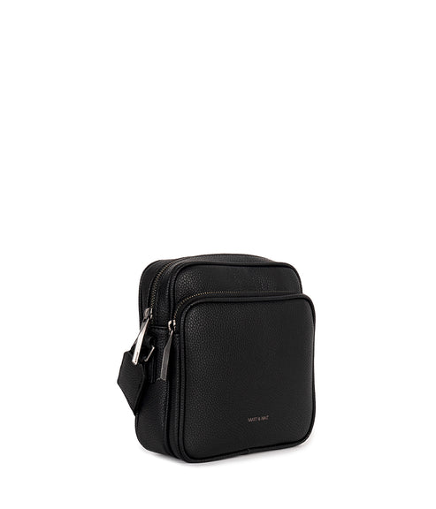 MARC Vegan Crossbody Bag - Grain | Color: Black - variant::black