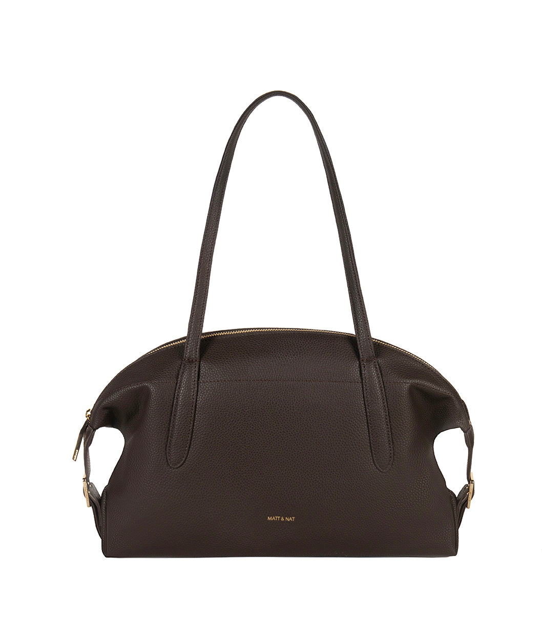 Vania Vegan Tote Bag – Grain | Color: Fudge - variant::fudge