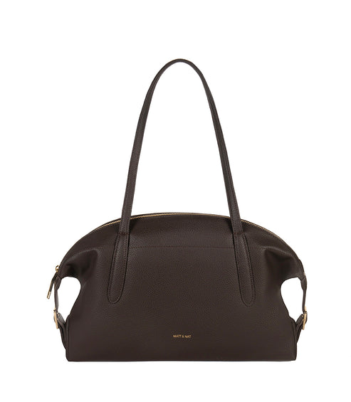 Vania Vegan Tote Bag – Grain | Color: Fudge - variant::fudge