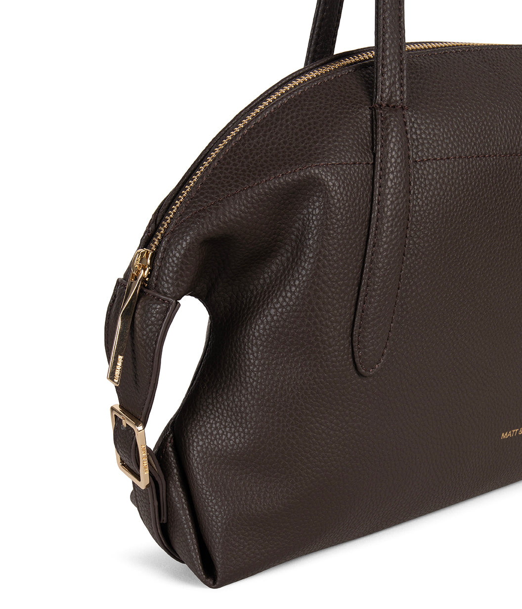 Vania Vegan Tote Bag – Grain | Color: Fudge - variant::fudge