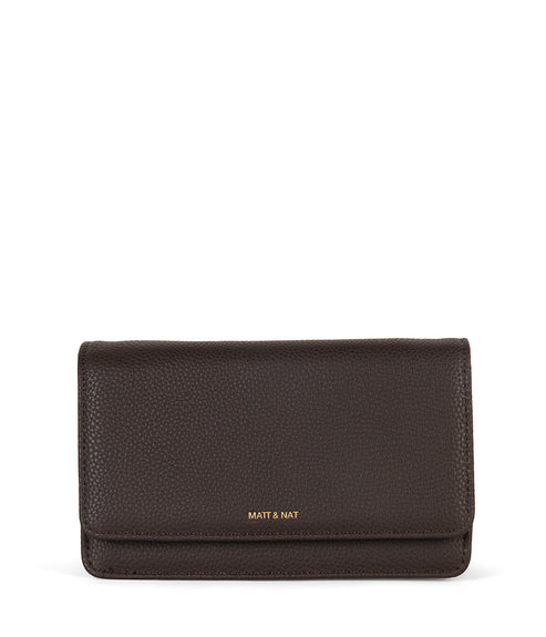 BEE Vegan Crossbody Bag - Grain | Color: Fudge - variant::fudge