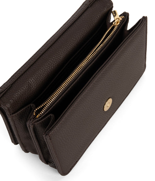 BEE Vegan Crossbody Bag - Grain | Color: Fudge - variant::fudge