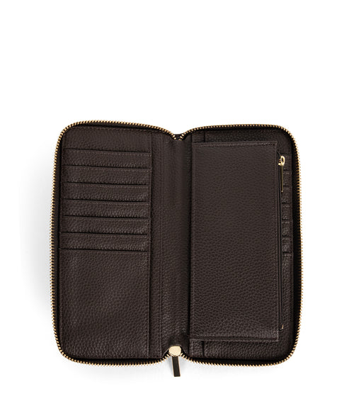 CENTRAL Vegan Wallet - Grain | Color: Fudge - variant::fudge