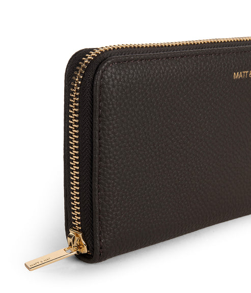 CENTRAL Vegan Wallet - Grain | Color: Fudge - variant::fudge