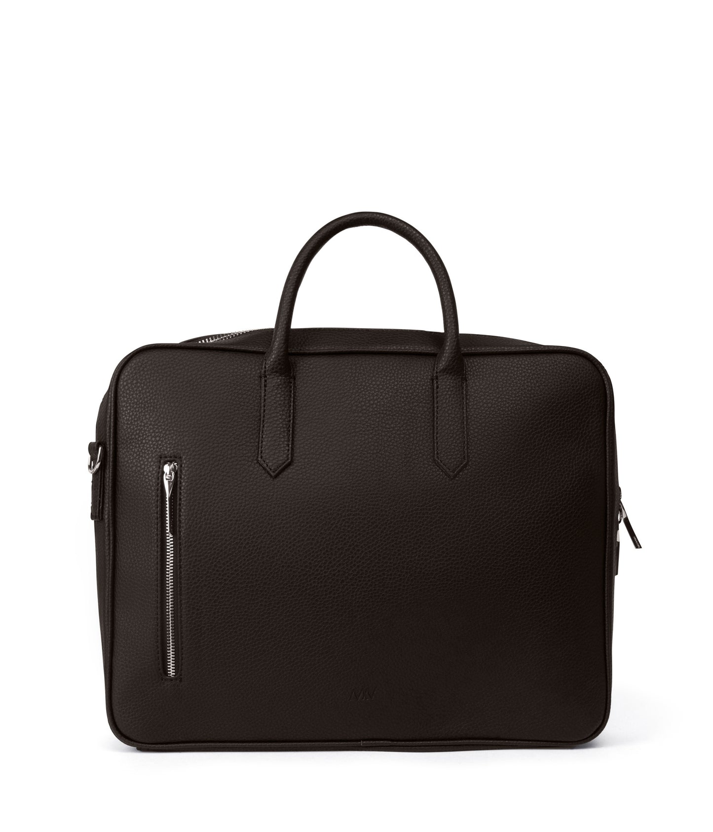 ELON Vegan Briefcase - Grain | Color: Fudge - variant::fudge