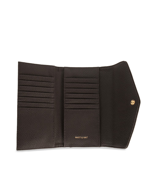 RAYE Vegan Wallet - Grain | Color: Fudge - variant::fudge