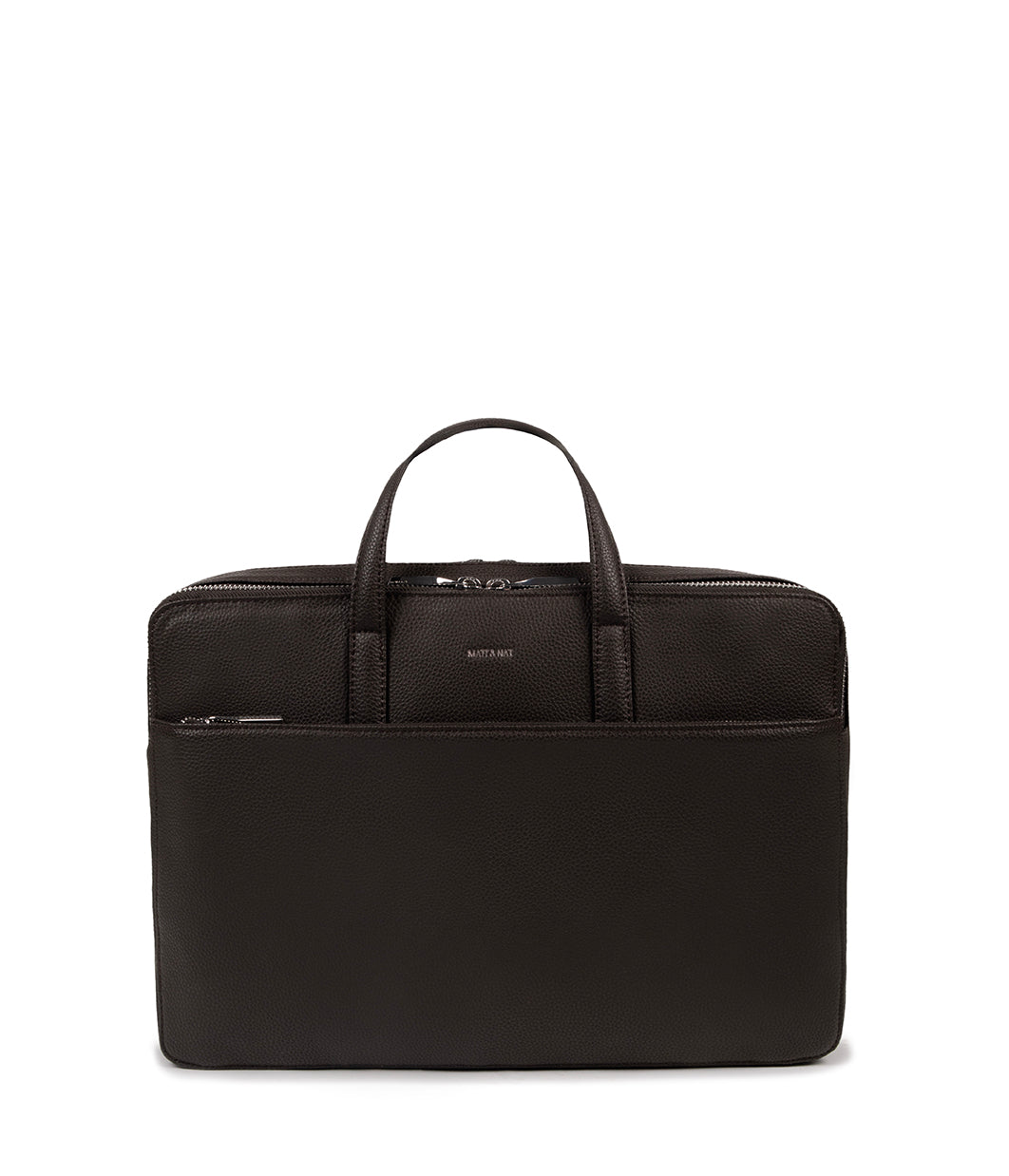 TOM Vegan Briefcase - Grain | Color: Fudge - variant::fudge