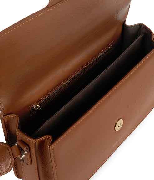 VENESA Vegan Crossbody Bag – Theme | Color: Rust - variant::rust