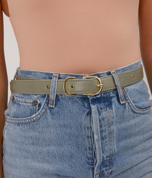 PARO Women's Vegan D-Ring Belt | Color: Pink - variant::orchid