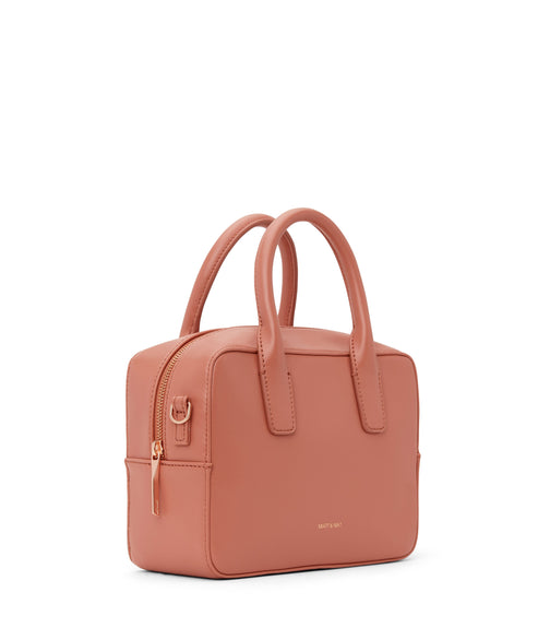 ARLIE Small Vegan Satchel - Loom | Color: Pink - variant::ombre