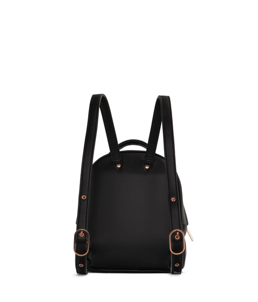 BALIMINI Vegan Mini Backpack - Loom | Color: Black - variant::black