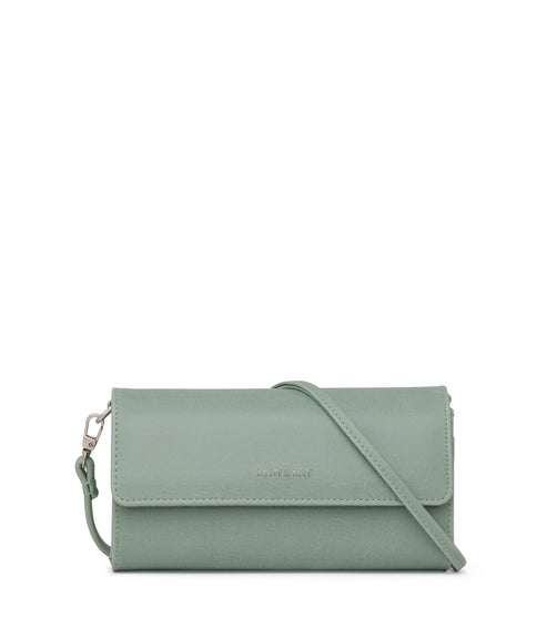 DREWLG Large Vegan Crossbody Bag - Vintage | Color: Green - variant::jade
