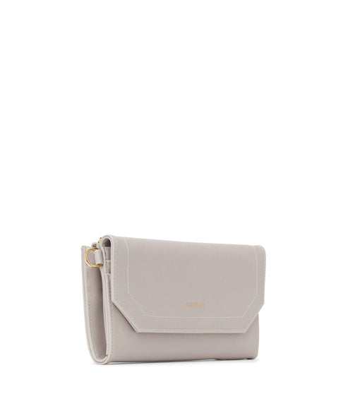 MION Vegan Wristlet Wallet - Vintage | Color: Grey - variant::pearl