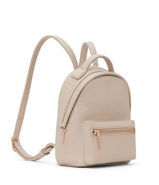 BALIMINI Vegan Mini Backpack - Loom | Color: Beige - variant::veil