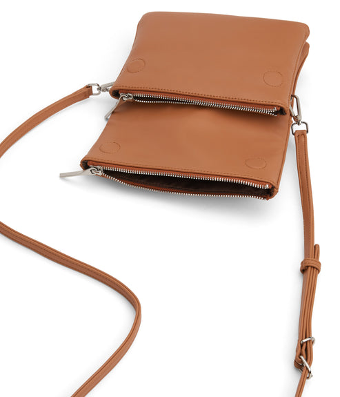 HILEY Vegan Crossbody Bag - Loom | Color: Tan - variant::maple