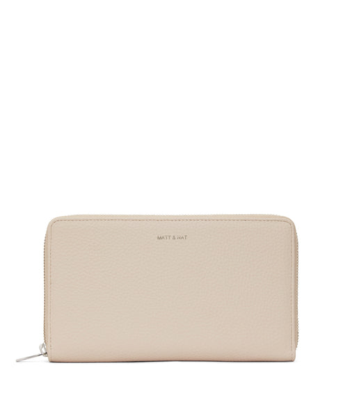 TRIP Vegan Travel Wallet - Purity | Color: Beige - variant::opal