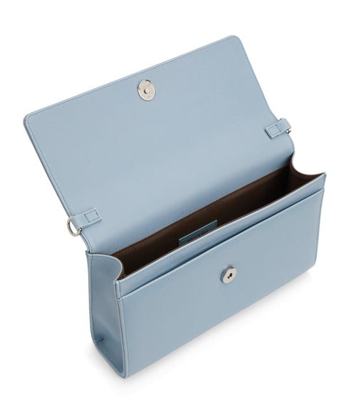 DREWLG Large Vegan Crossbody Bag - Vintage | Color: Blue - variant::breeze