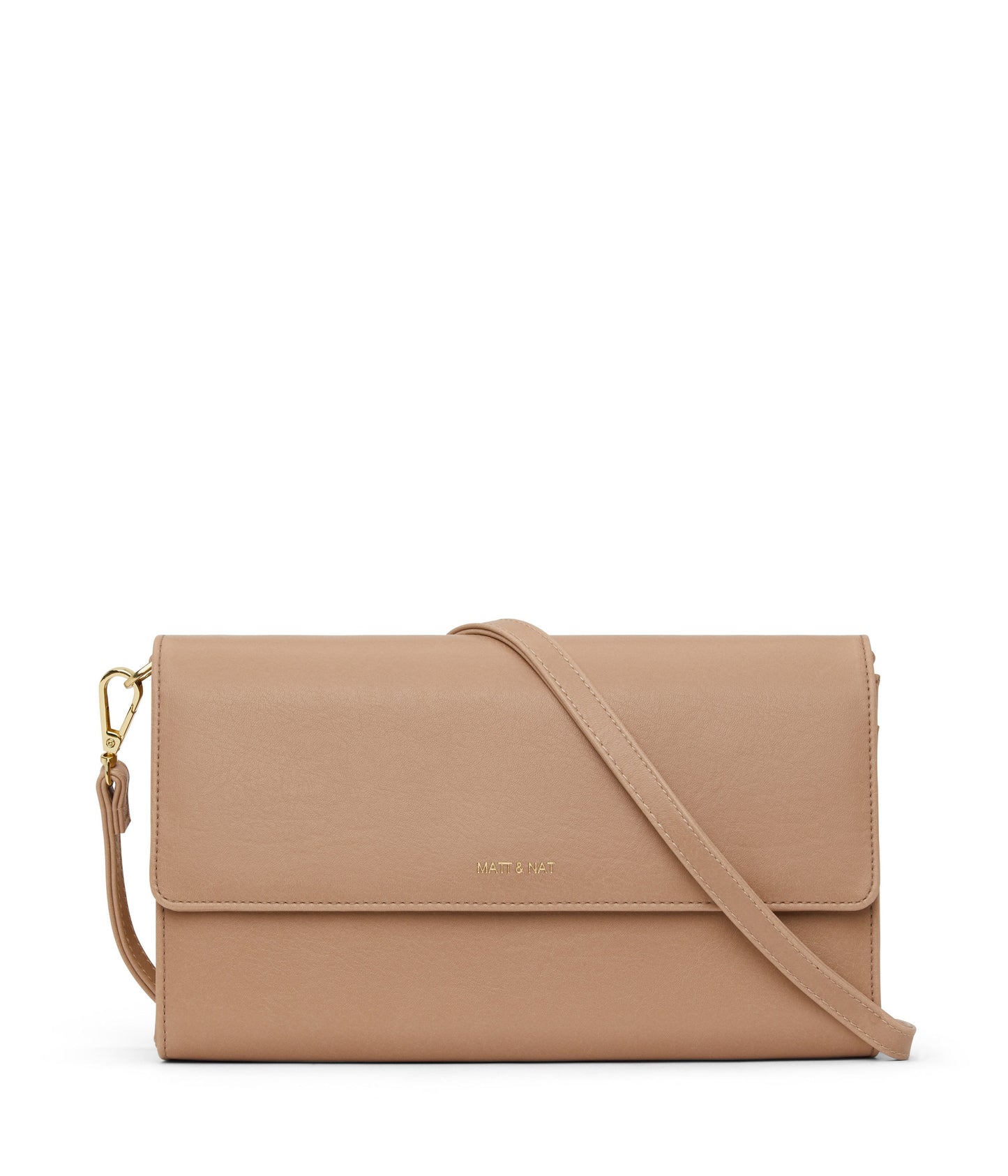DREWLG Large Vegan Crossbody Bag - Vintage | Color: Beige - variant::seed