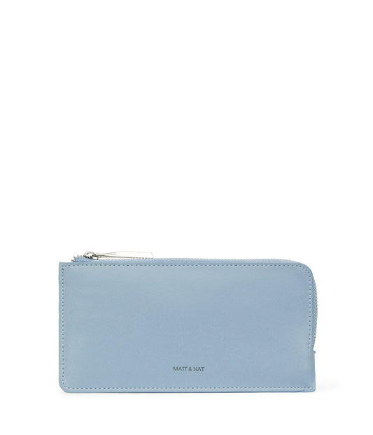 SEVA Vegan Wallet - Vintage | Color: Blue - variant::breeze