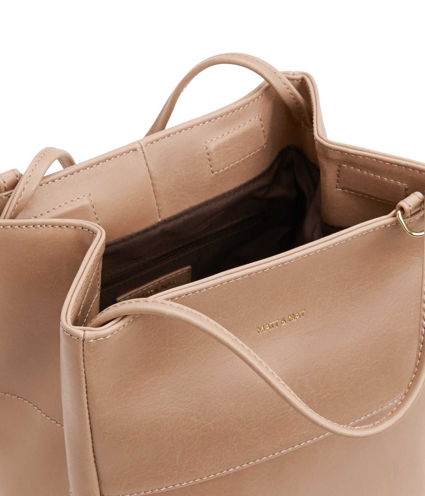 WILLASM Small Vegan Tote Bag - Vintage | Color: Beige - variant::seed