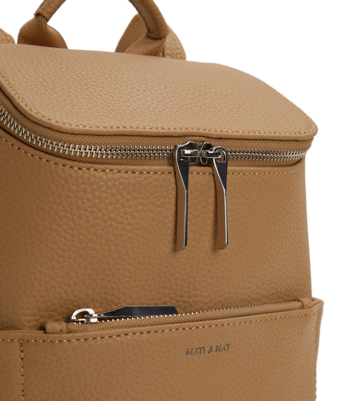 BRAVESM Small Vegan Backpack - Purity | Color: Beige - variant::scone