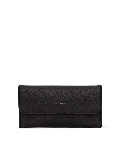 NIKI Vegan Wallet - Purity | Color: Black - variant::black