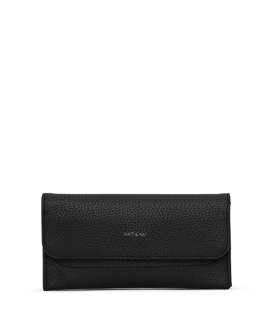 NIKI Vegan Wallet - Purity | Color: Black - variant::black