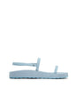 MAHER Women's Vegan Slip On Sandals | Color: Blue - variant::breeze
