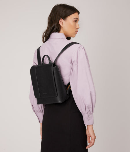 DEELY MED Vegan Small Backpack - Vintage | Color: Blue - variant::oasis