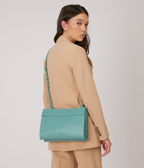 ONRA Vegan Crossbody Bag - Vintage | Color: Blue - variant::oasis