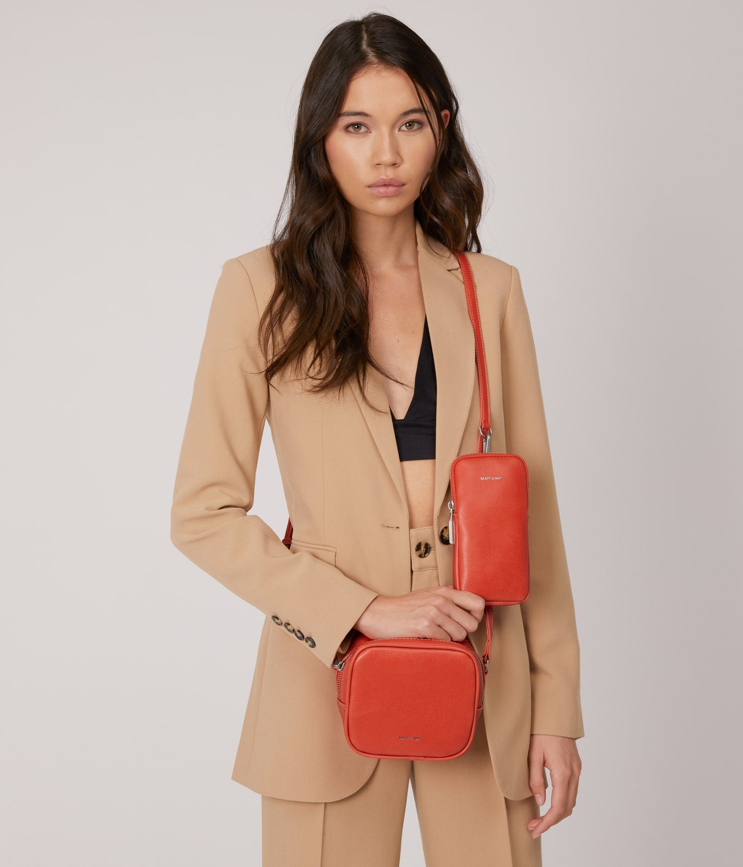 SWAE Vegan Crossbody Bag - Vintage | Color: Blue - variant::oasis