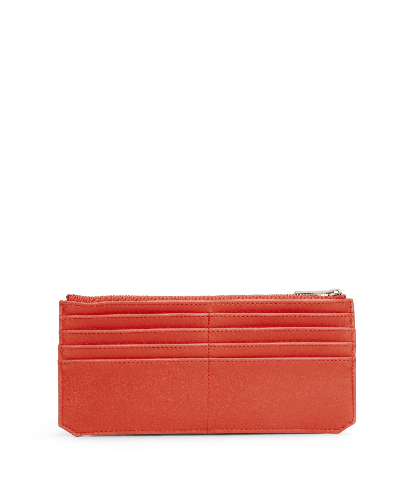 PERLA Vegan Flat Wallet - Vintage | Color: Red - variant::cardinal