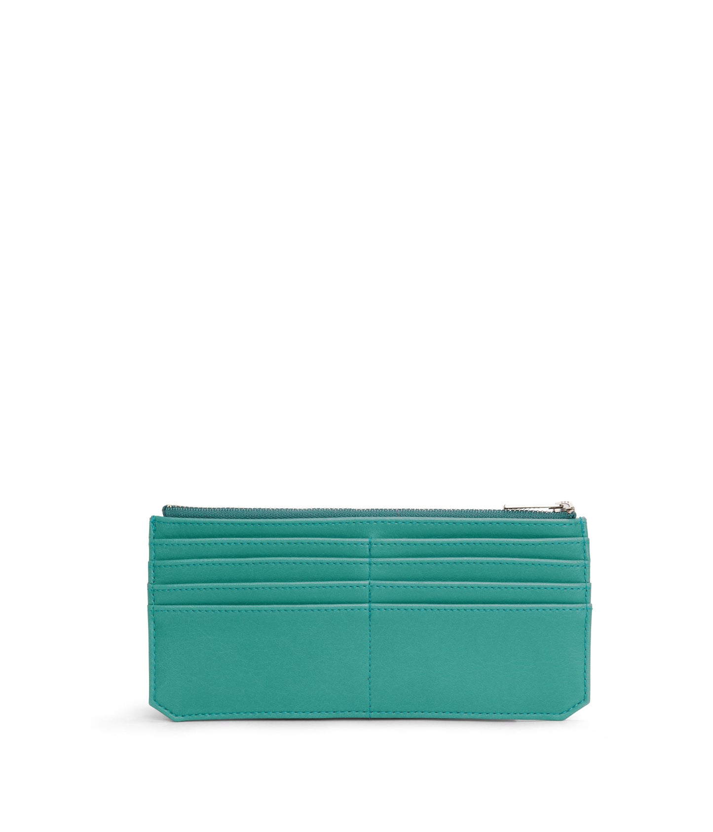 PERLA Vegan Flat Wallet - Vintage | Color: Blue - variant::oasis