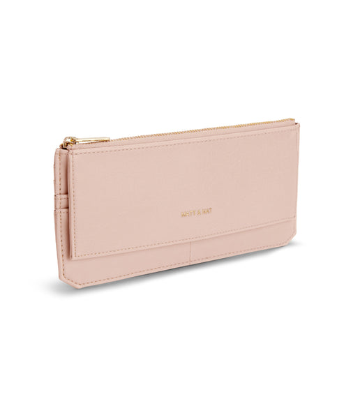PERLA Vegan Flat Wallet - Vintage | Color: Pink - variant::pastel