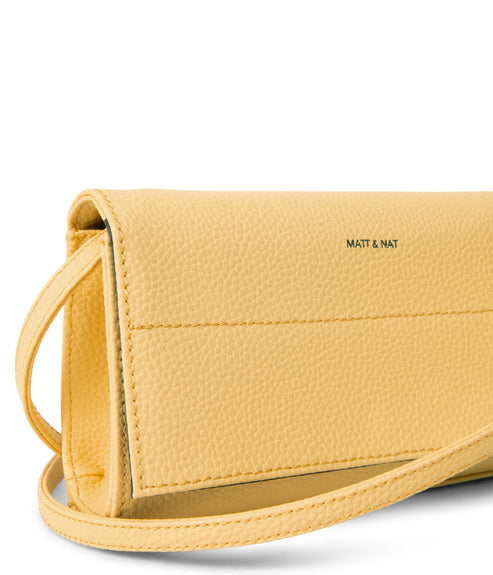 EMI Vegan Crossbody Bag - Purity | Color: Yellow - variant::zest