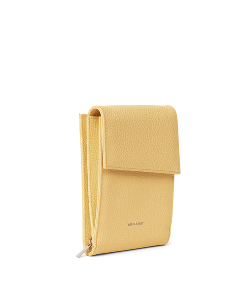 MET Vegan Crossbody Wallet - Purity | Color: Yellow - variant::zest