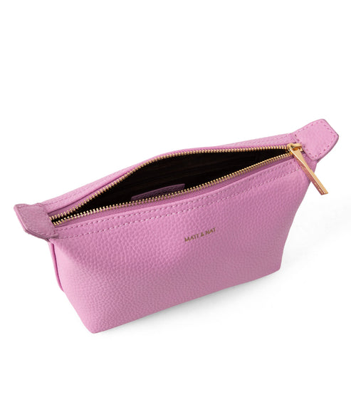 ABBI MINI Vegan Cosmetic Bag - Purity | Color: Pink - variant::flora