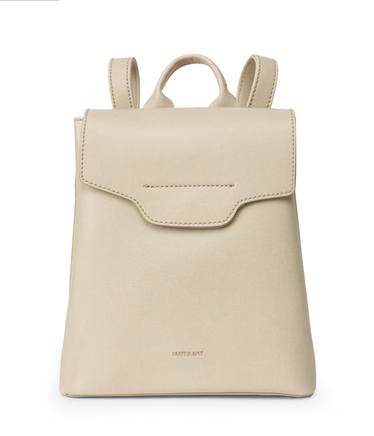 CHELLE Small Vegan Backpack - Vintage | Color: White - variant::vanilla