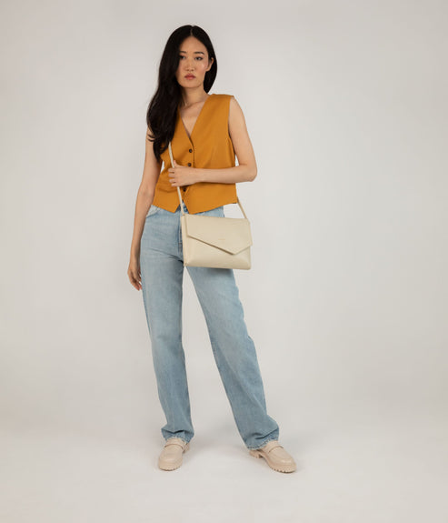 RIYA Vegan Clutch - Vintage | Color: White - variant::vanilla