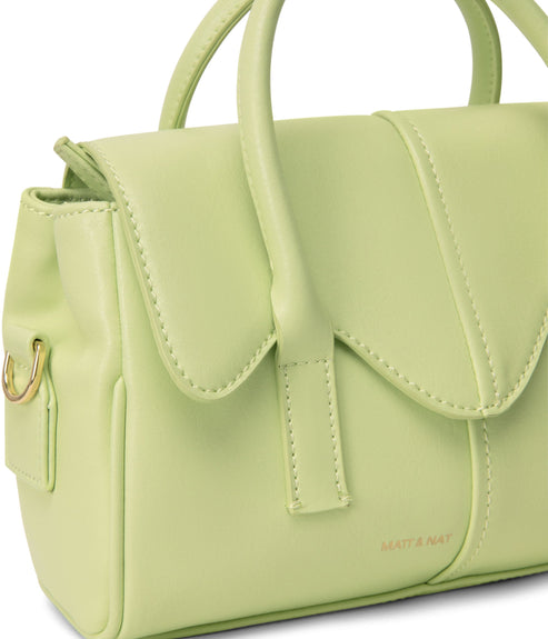 GABBY Vegan Satchel - Arbor | Color: Green - variant::martini