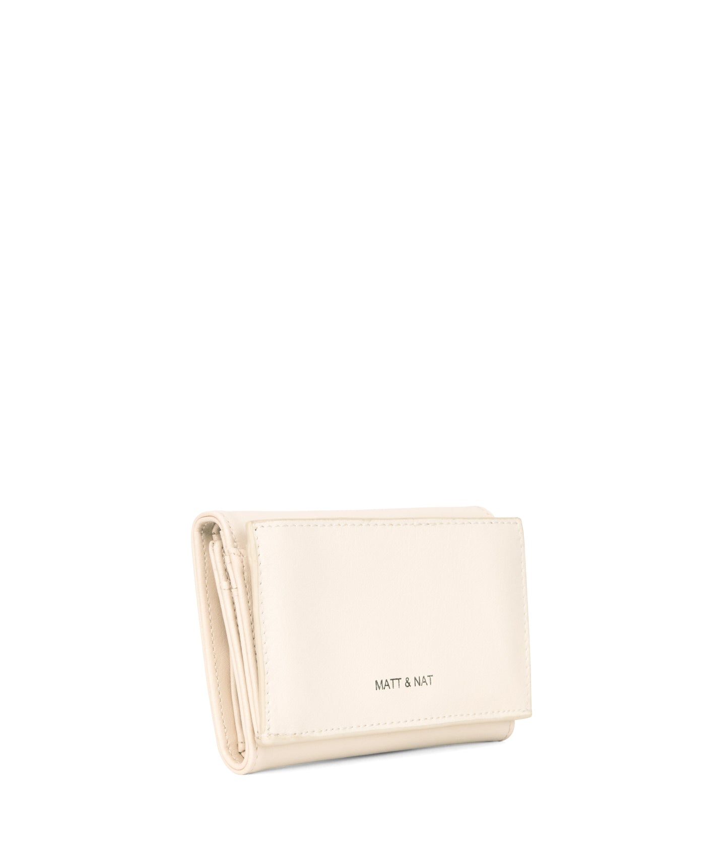 POEM Vegan Folded Wallet - Arbor | Color: White, Beige - variant::macadamia