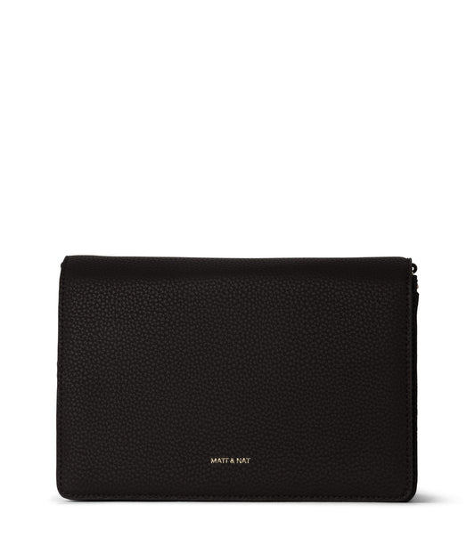 FRANCA Vegan Crossbody Bag - Purity | Color: Black - variant::black