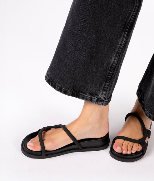 HAMY Women’s Vegan Sandals | Color: Brown - variant::brown