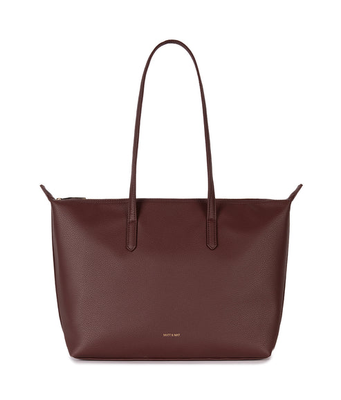 ABBI Vegan Tote Bag - Grain | Color: Cherry - variant::cherry