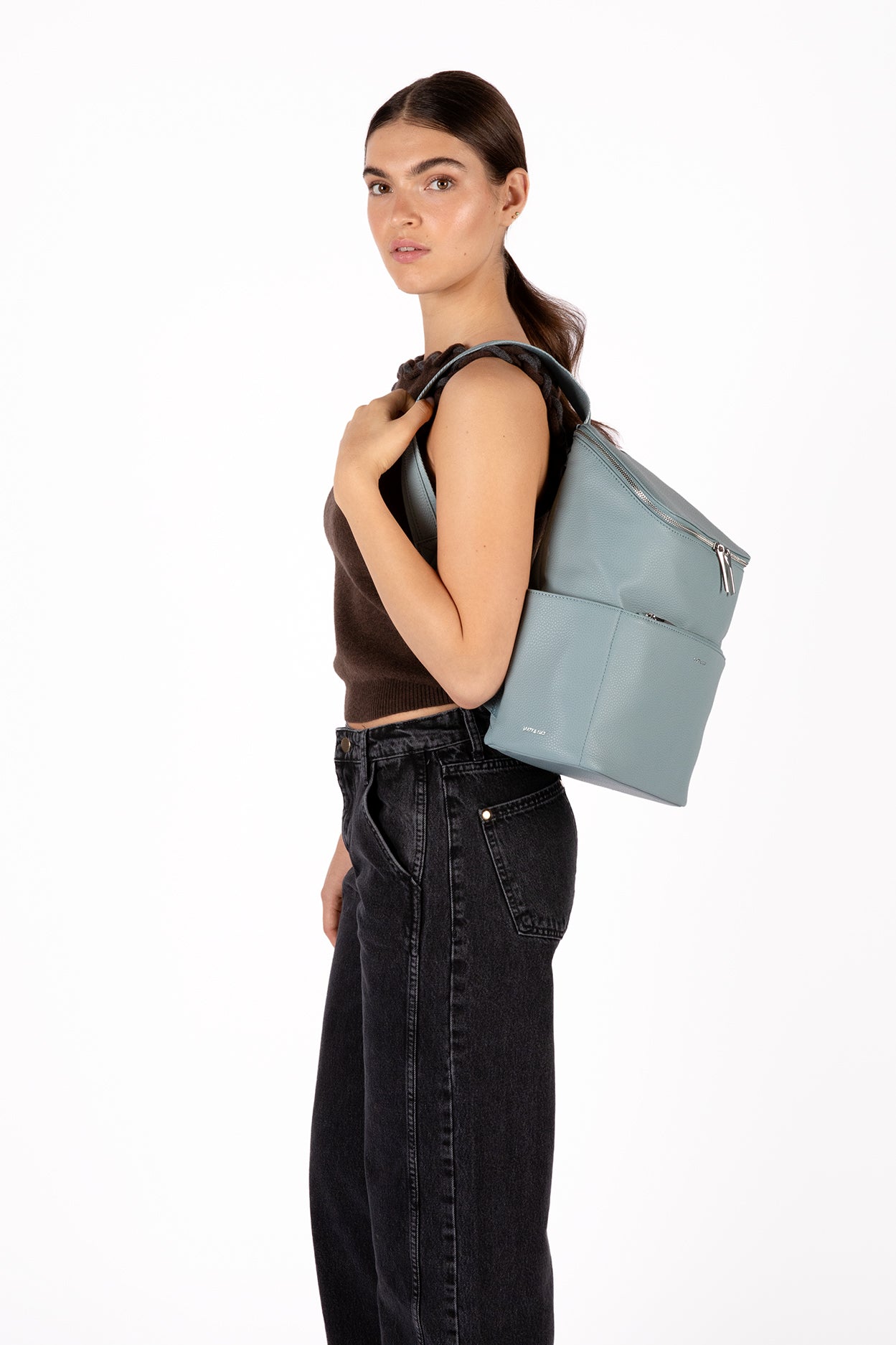 BRAVE Vegan Backpack - Grain | Color: Black - variant::black